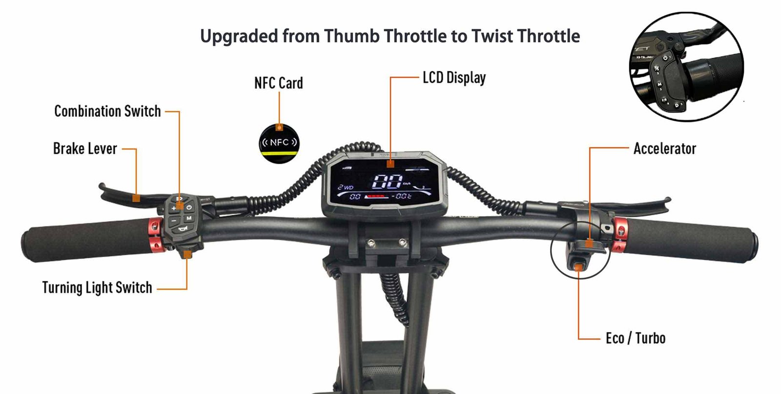 Teewing Z4 Pro 8000W Dual Motor Electric Scooter detail 1