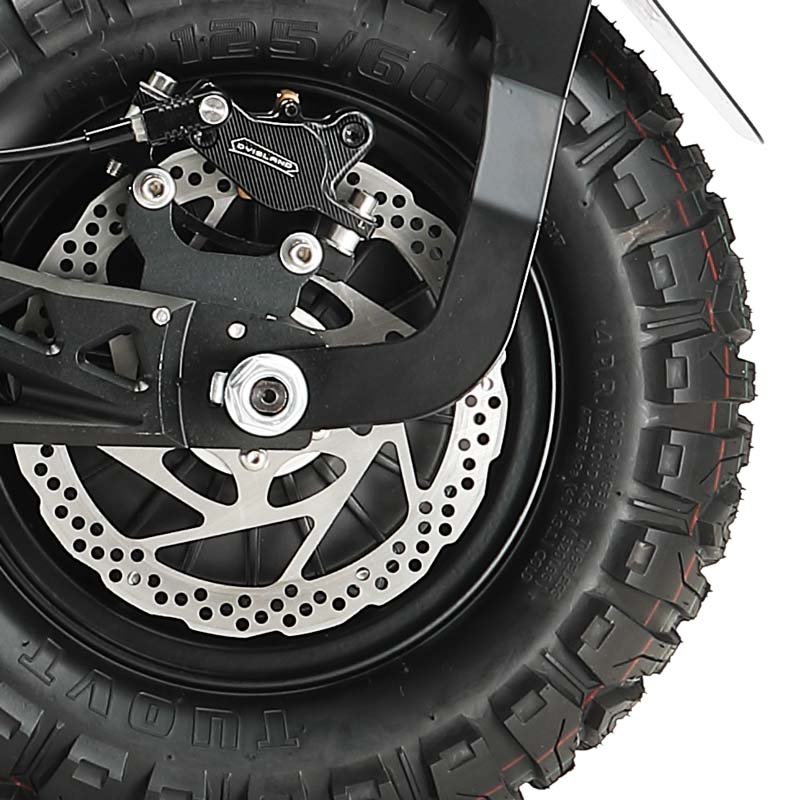 Teewing Z4 Pro 8000W Dual Motor Electric Scooter: Braking System