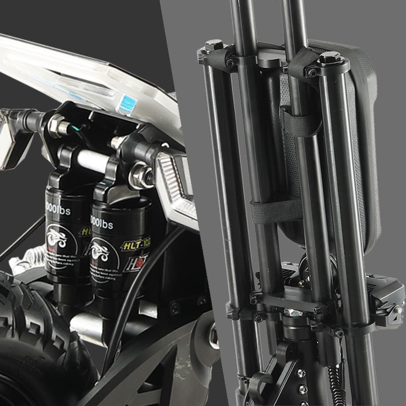Teewing Z4 Pro 8000W Dual Motor Electric Scooter: Damping System