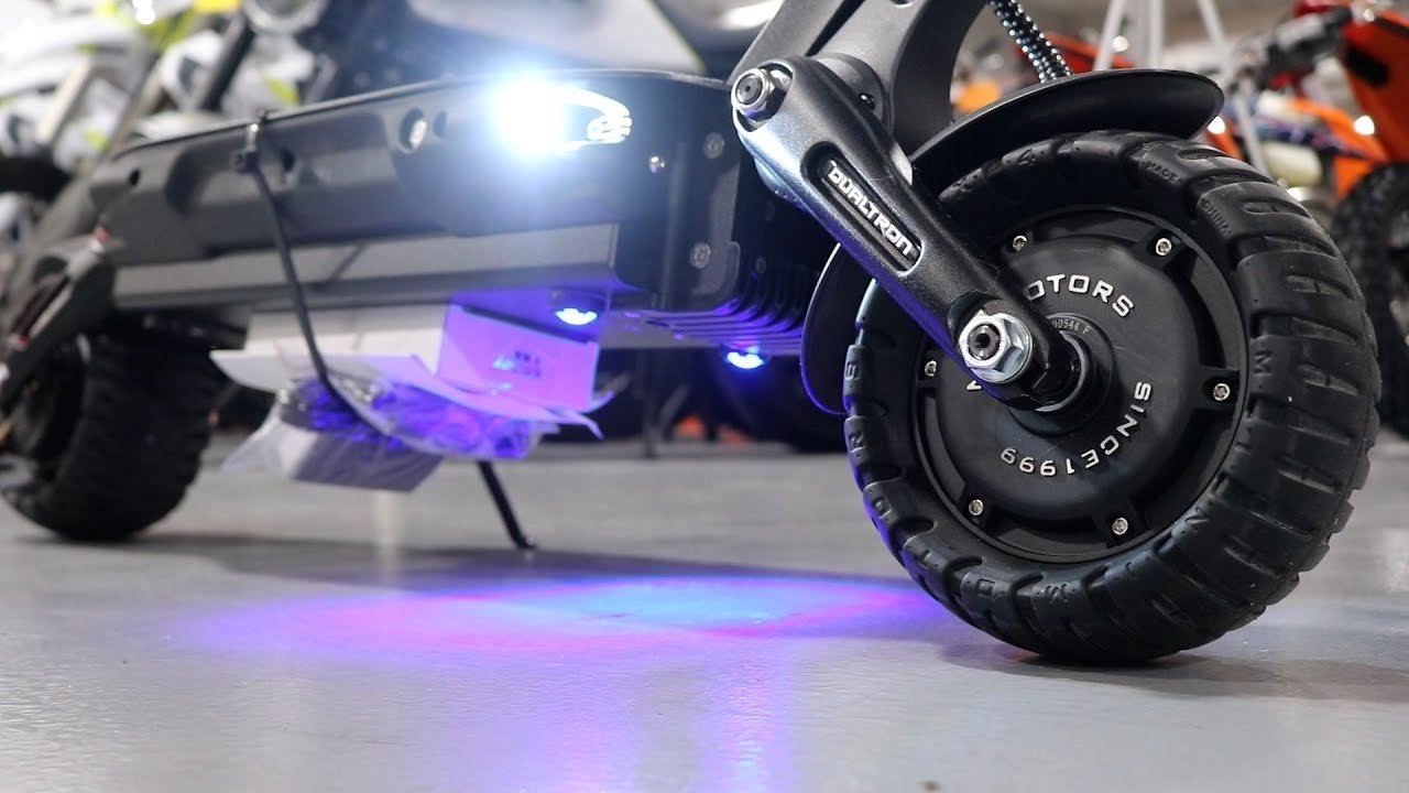 Dualtron Compact electric scooter riding