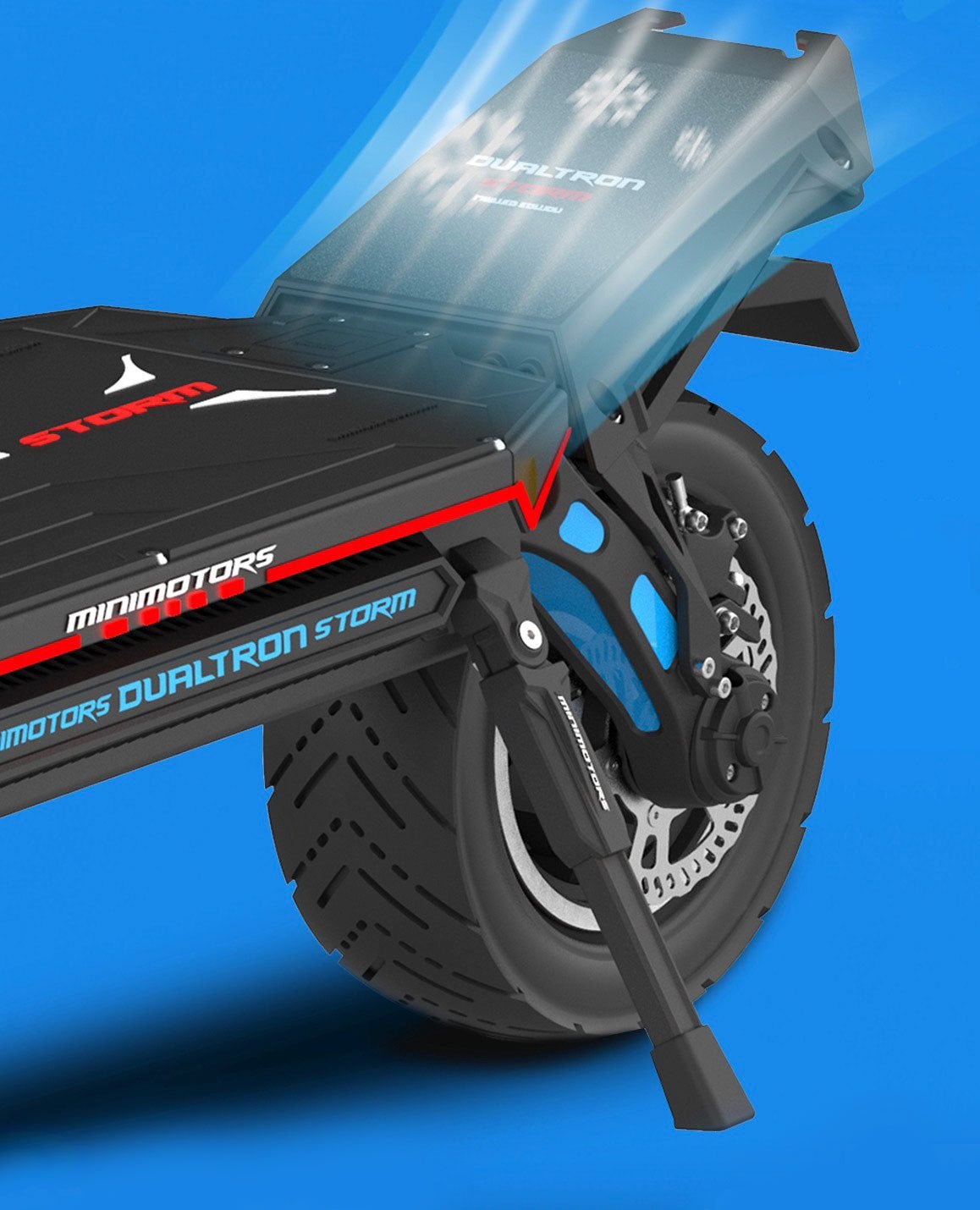 Dualtron Storm electric scooter swappable battery