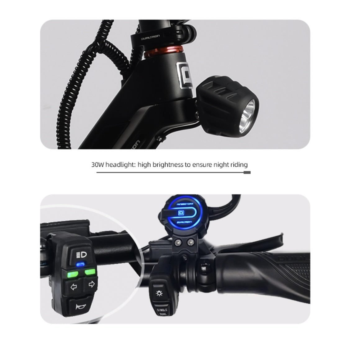 Dualtron Victor Luxury climbing a hill