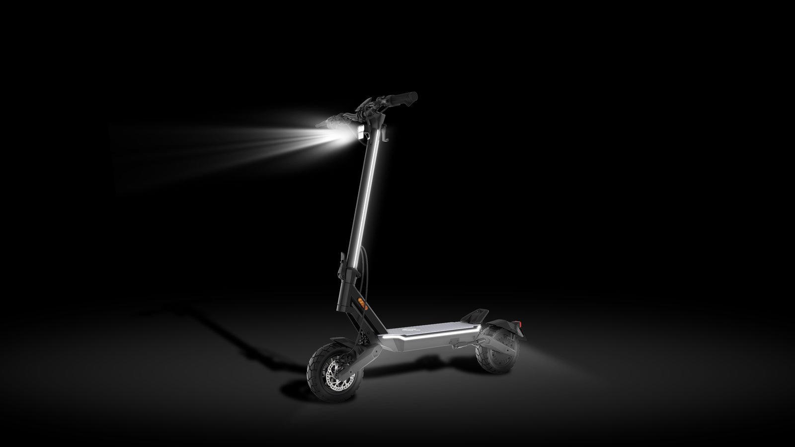 Roamer with its 360 degree lights on